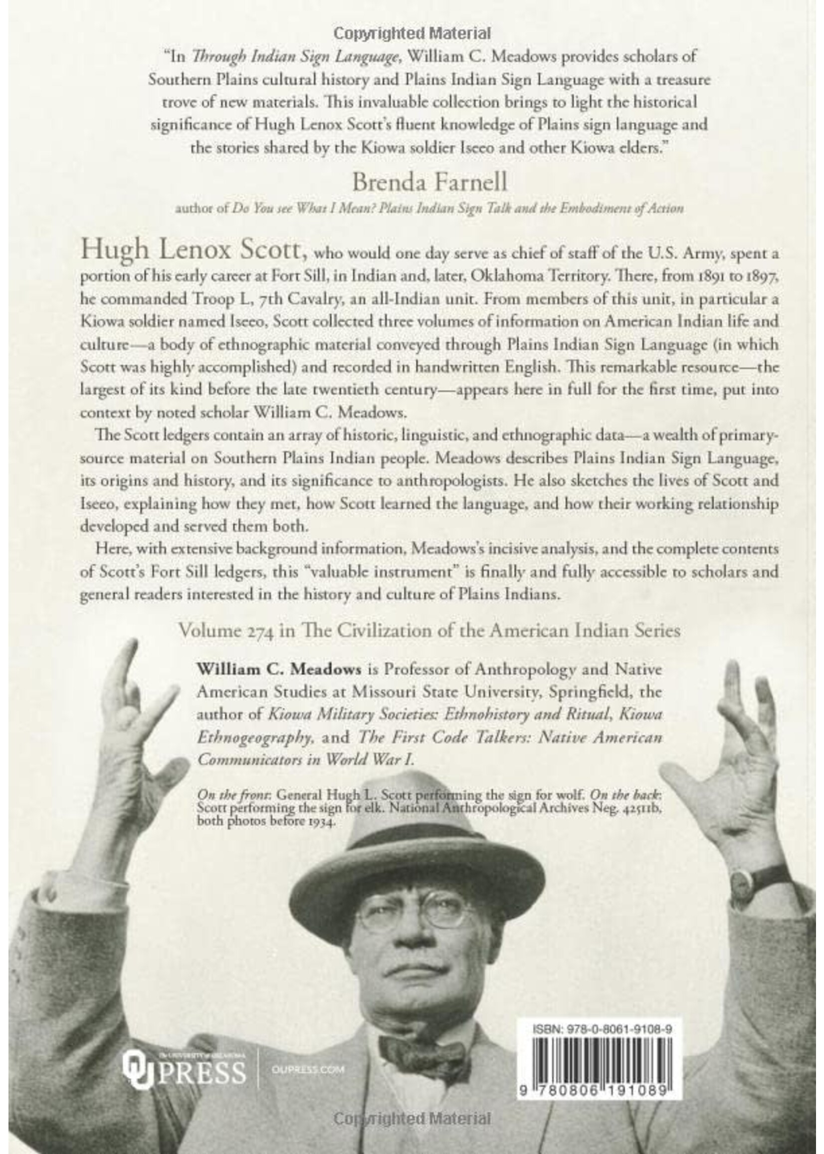 Through Indian Sign Language: The Fort Sill Ledgers of Hugh Lenox Scott and Iseeo, 1889-1897, Paperback
