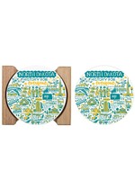 Julia Gash Coaster Set