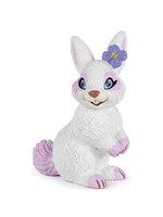 Papo Rabbit: Flower: Pink Ears Purple Flower Figu