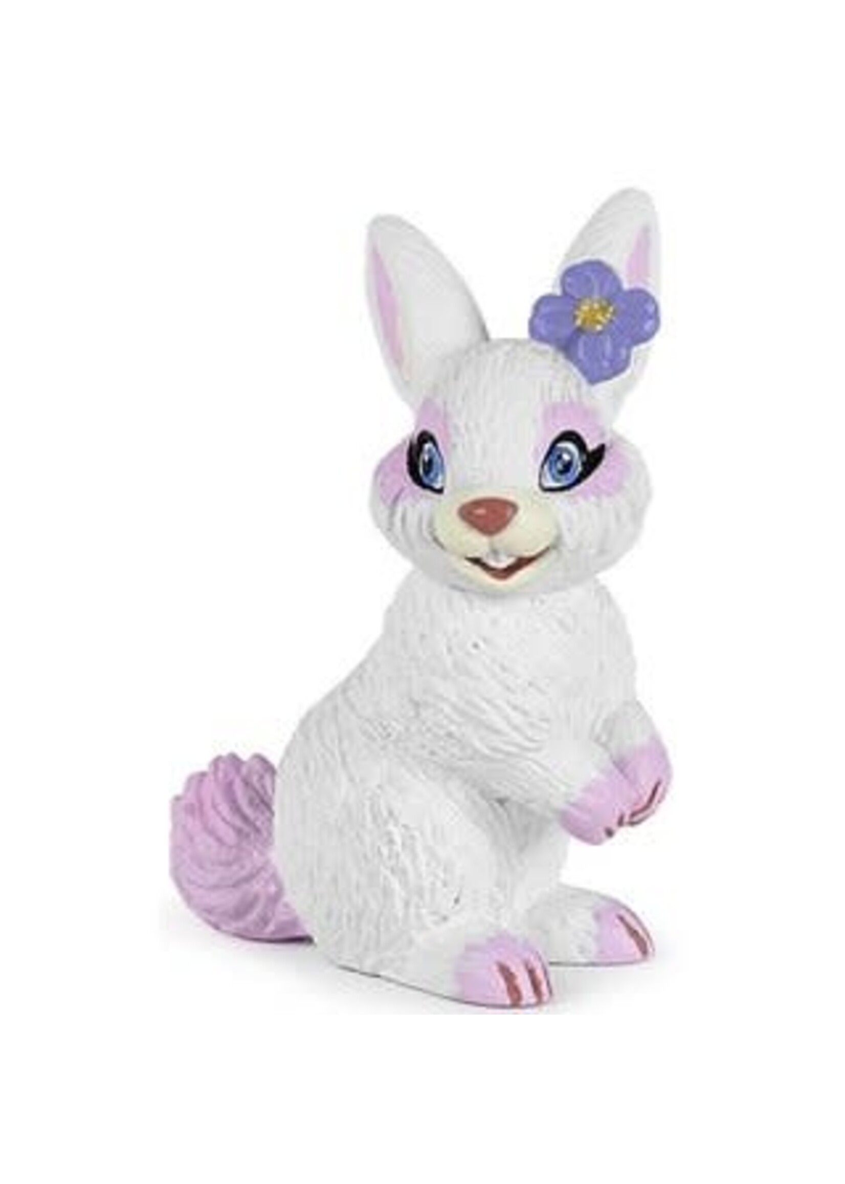 Papo Rabbit: Flower: Pink Ears Purple Flower Figu