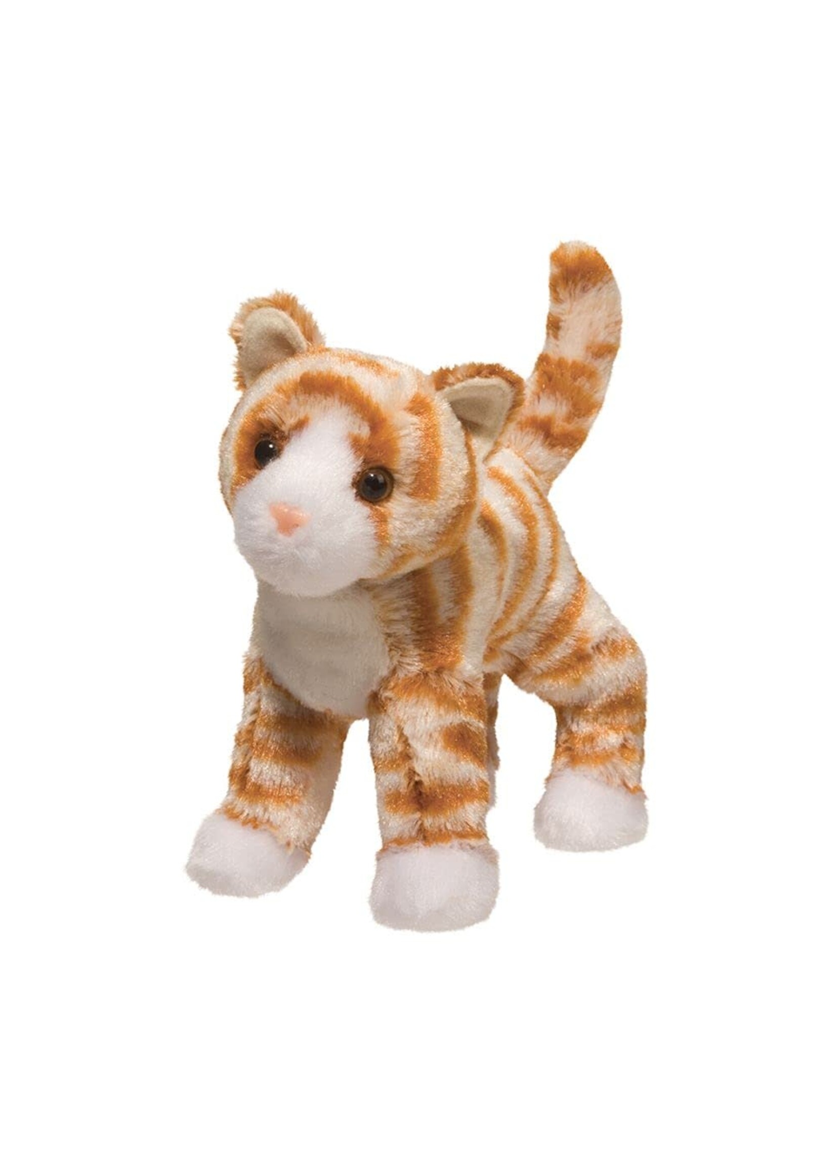 Hally Orange Striped Cat Soft Plush Toy