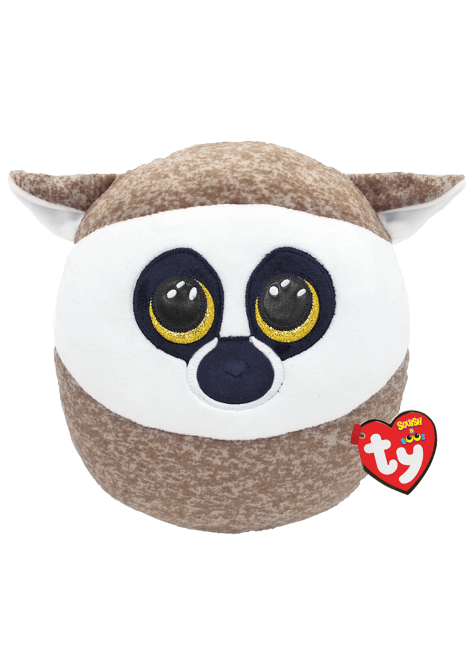 Linus: Brown and White Lemur: Squish-A-Boo 10"