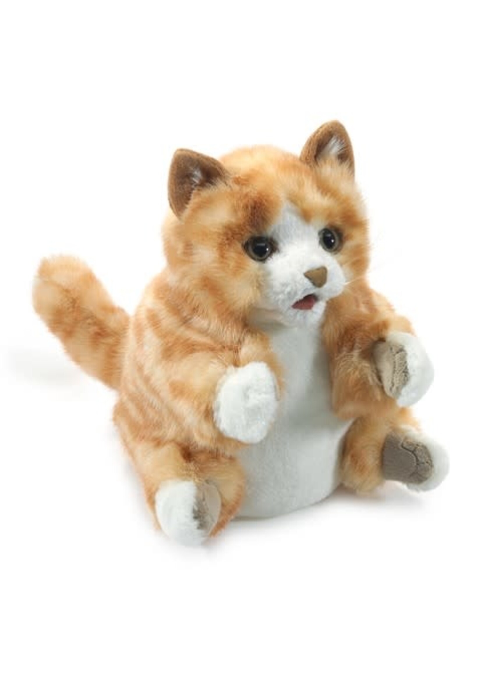 Orange Tabby Kitten Puppet
