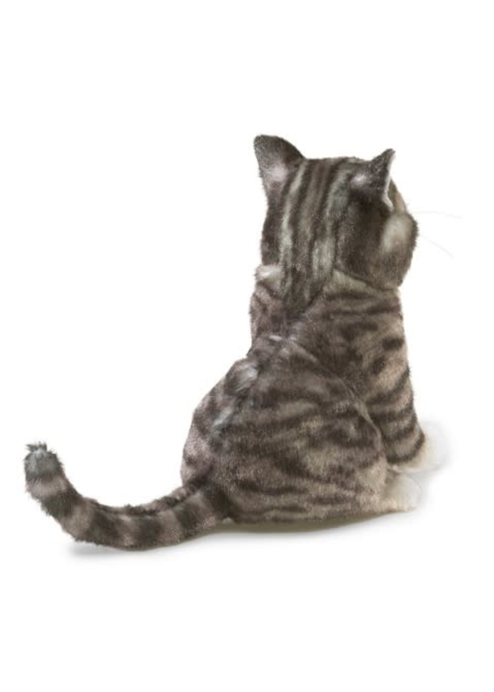 Mini Tabby Cat Finger Puppet