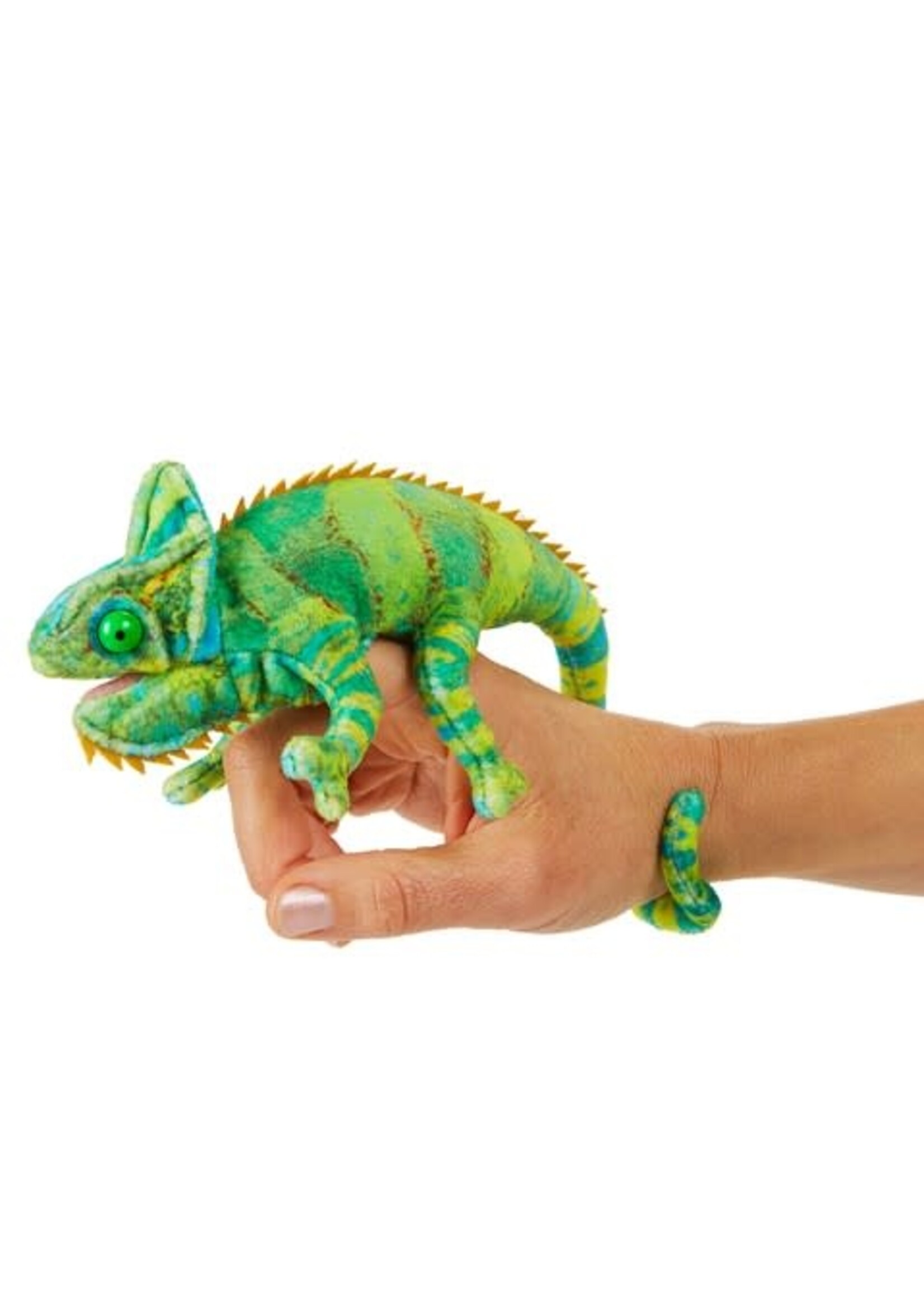 Mini Chameleon Finger Puppet