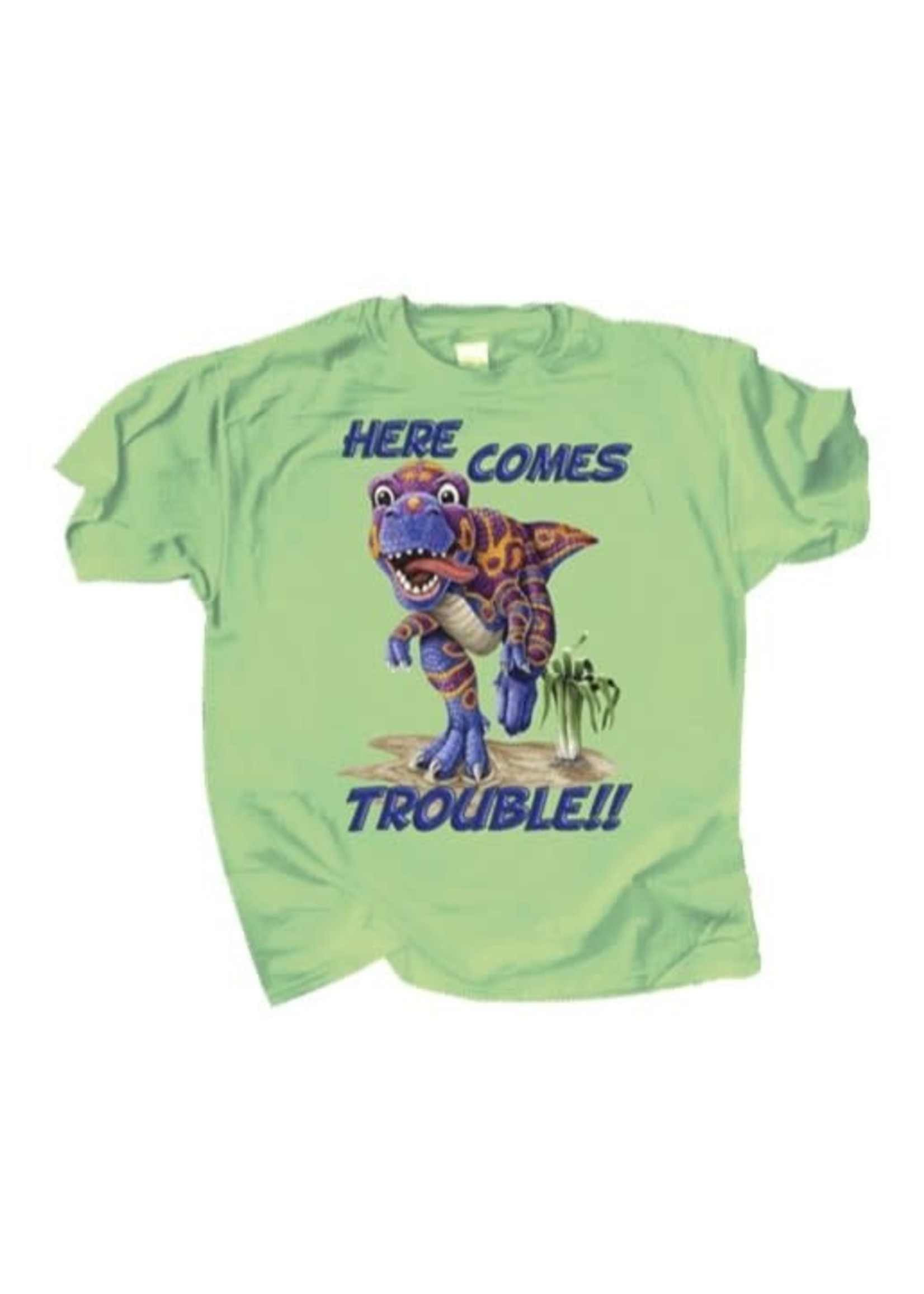 Dino Trouble Youth Tee