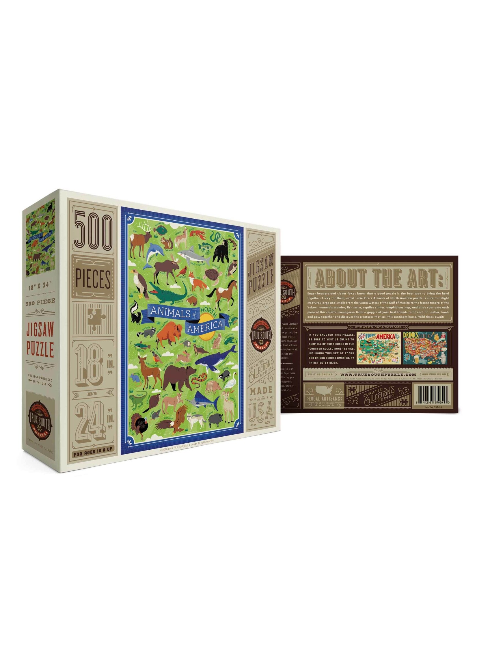 Animals of North America Puzzle