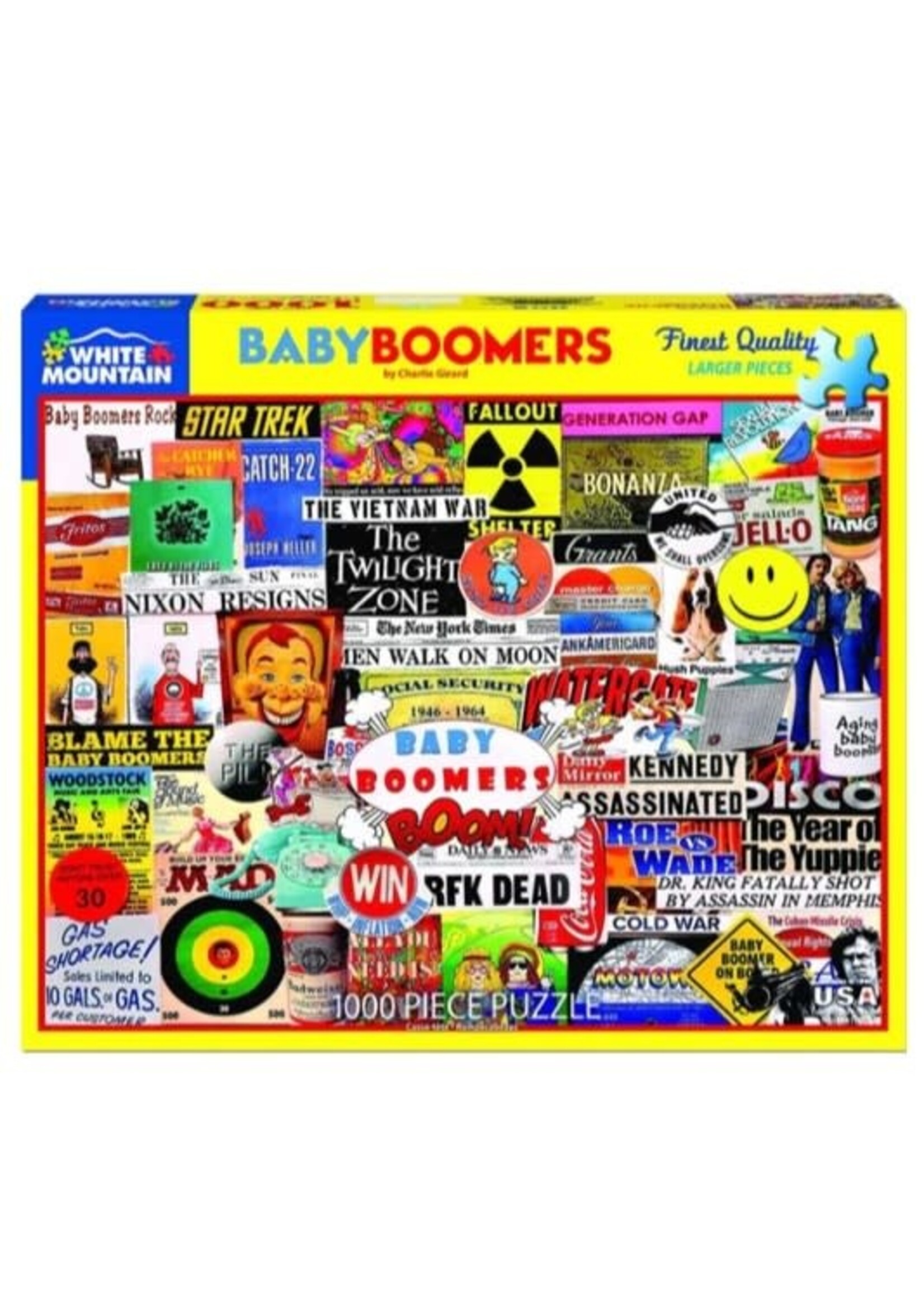Baby Boomers 1000 Piece Jigsaw Puzzle