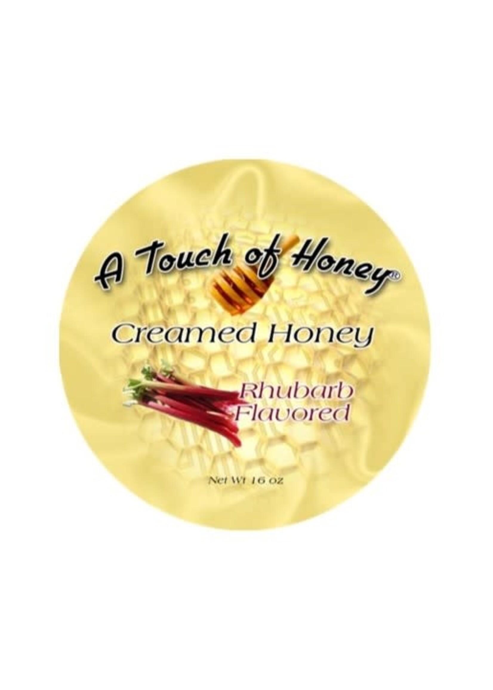 A Touch of Honey Rhubarb Flavored Creamed Honey