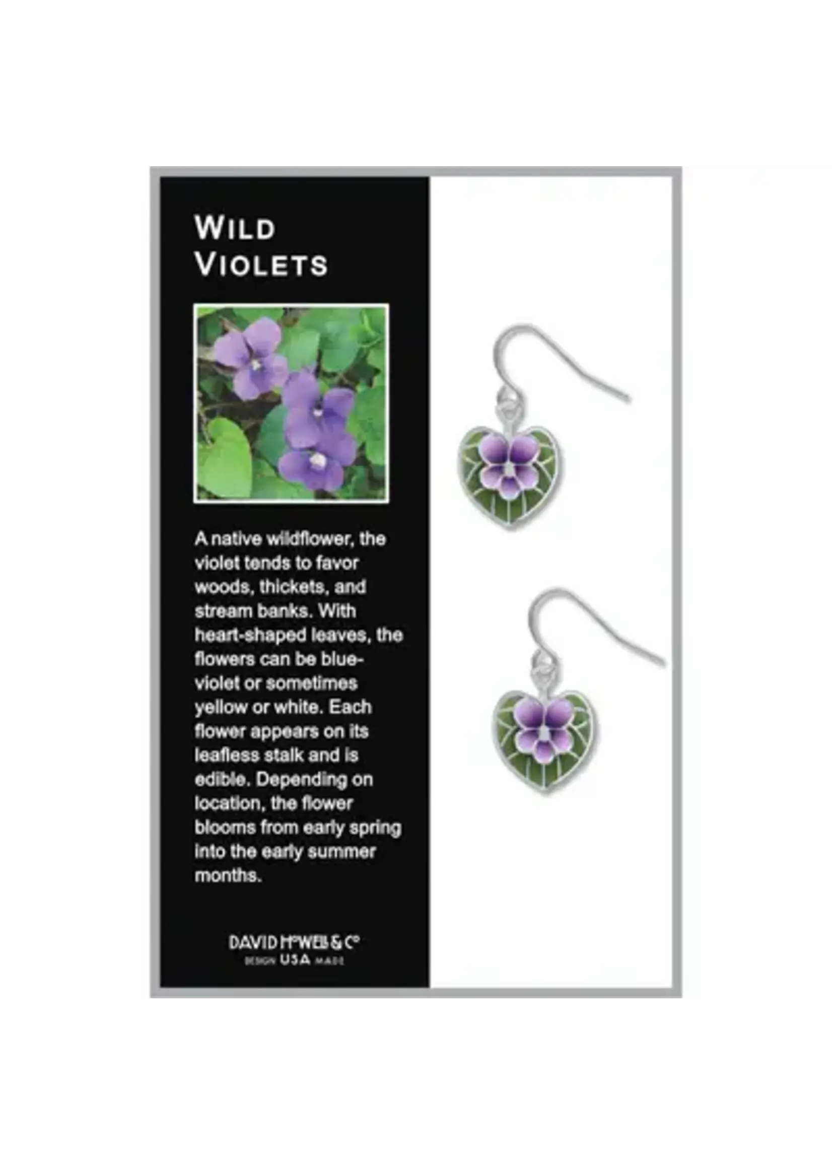 Wild Violets Earrings