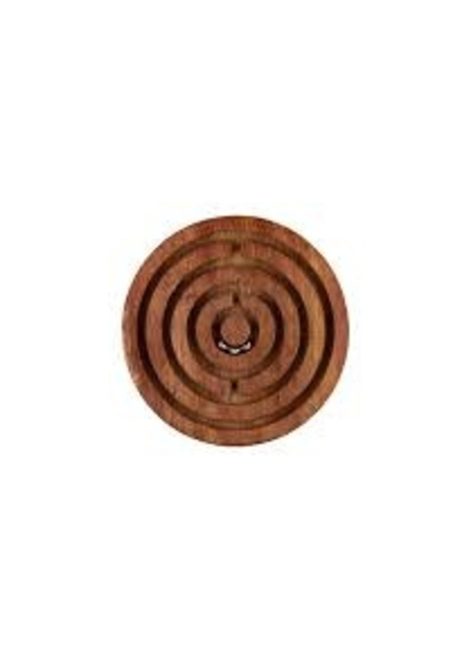 Mini Labyrinth Game -Hand carved wood