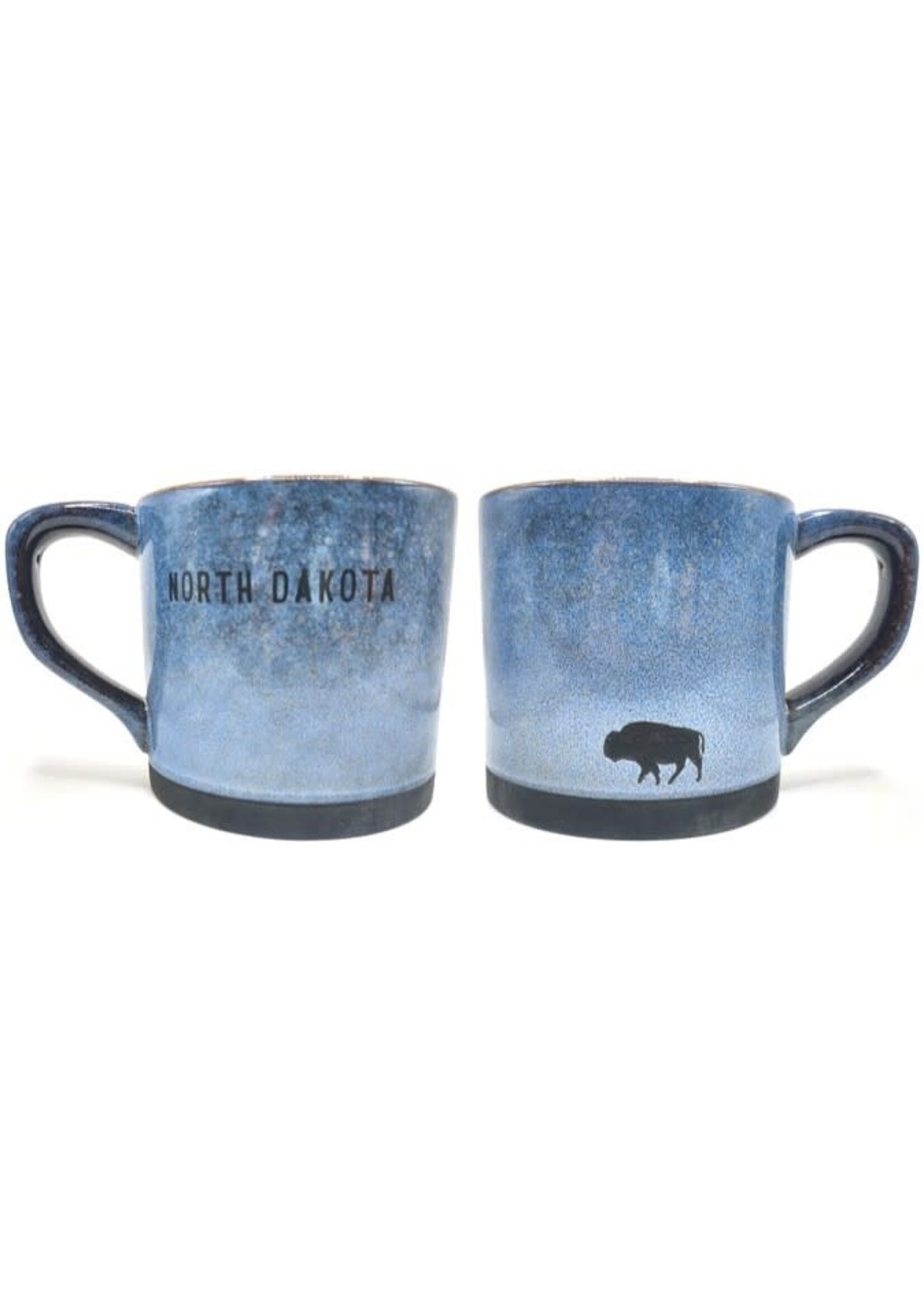 North Dakota Buffalo Nature Pottery Mug