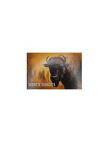 Bison Portrait Magnet