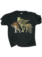 Wild Cotton Dino Heads and Tails Tee