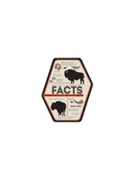 North Dakota Bison Facts Die-Cut Sticker