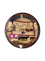 North Dakota Map Plate