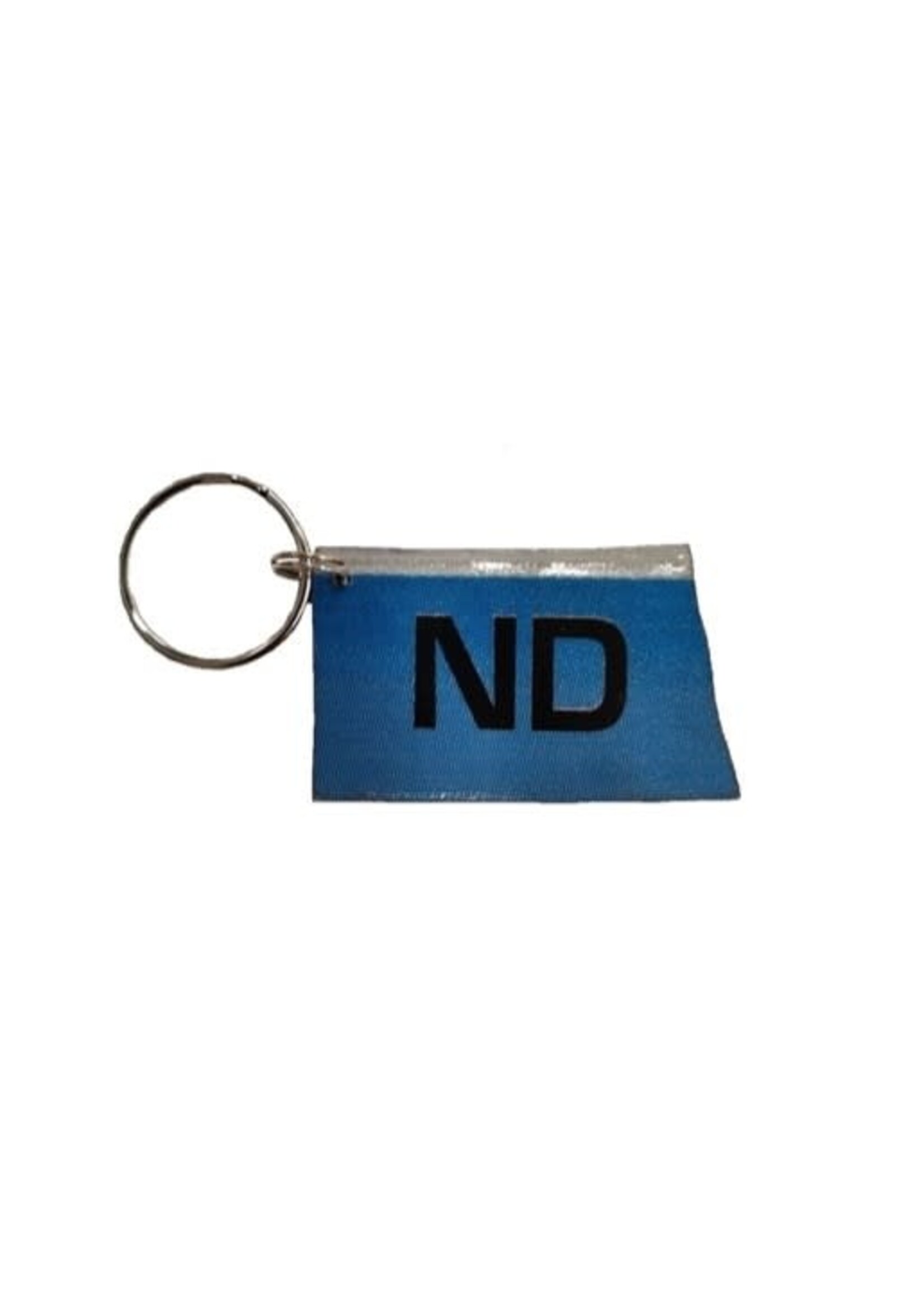 North Dakota License Plate  Keychain