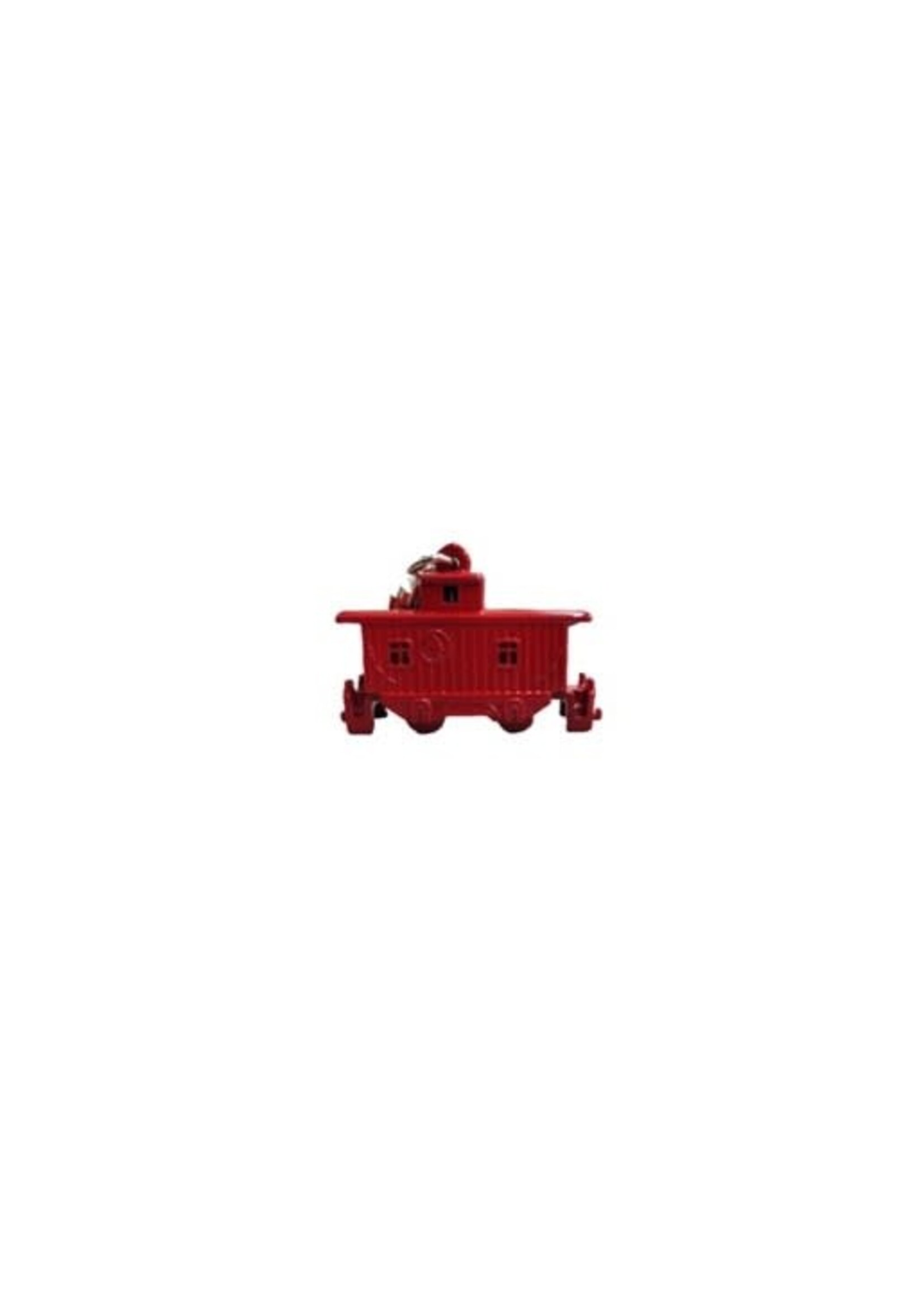 Caboose  Keychain: Red Diecast
