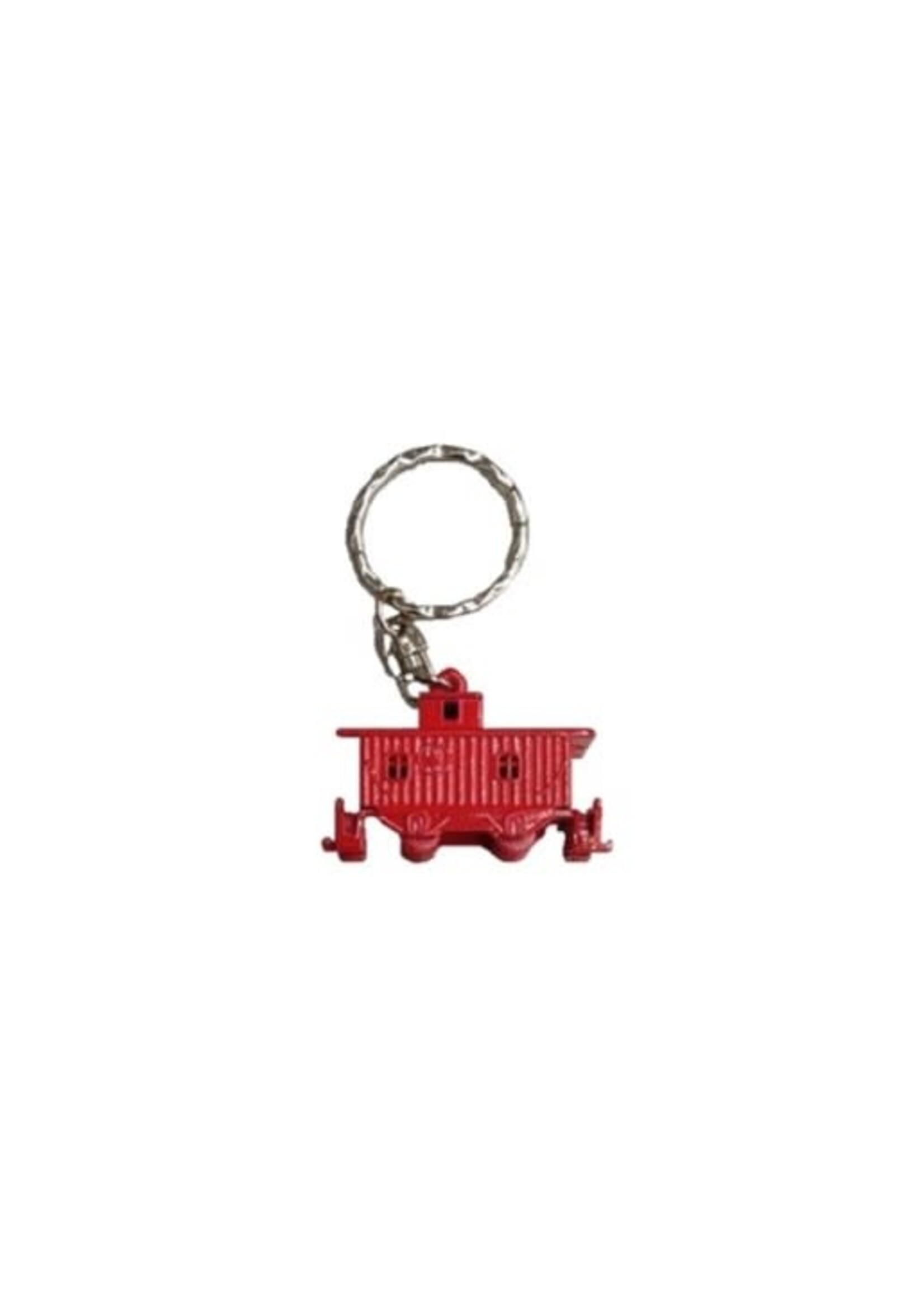 Caboose  Keychain: Red Diecast