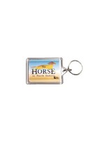 Horse in North Dakota Key Chain