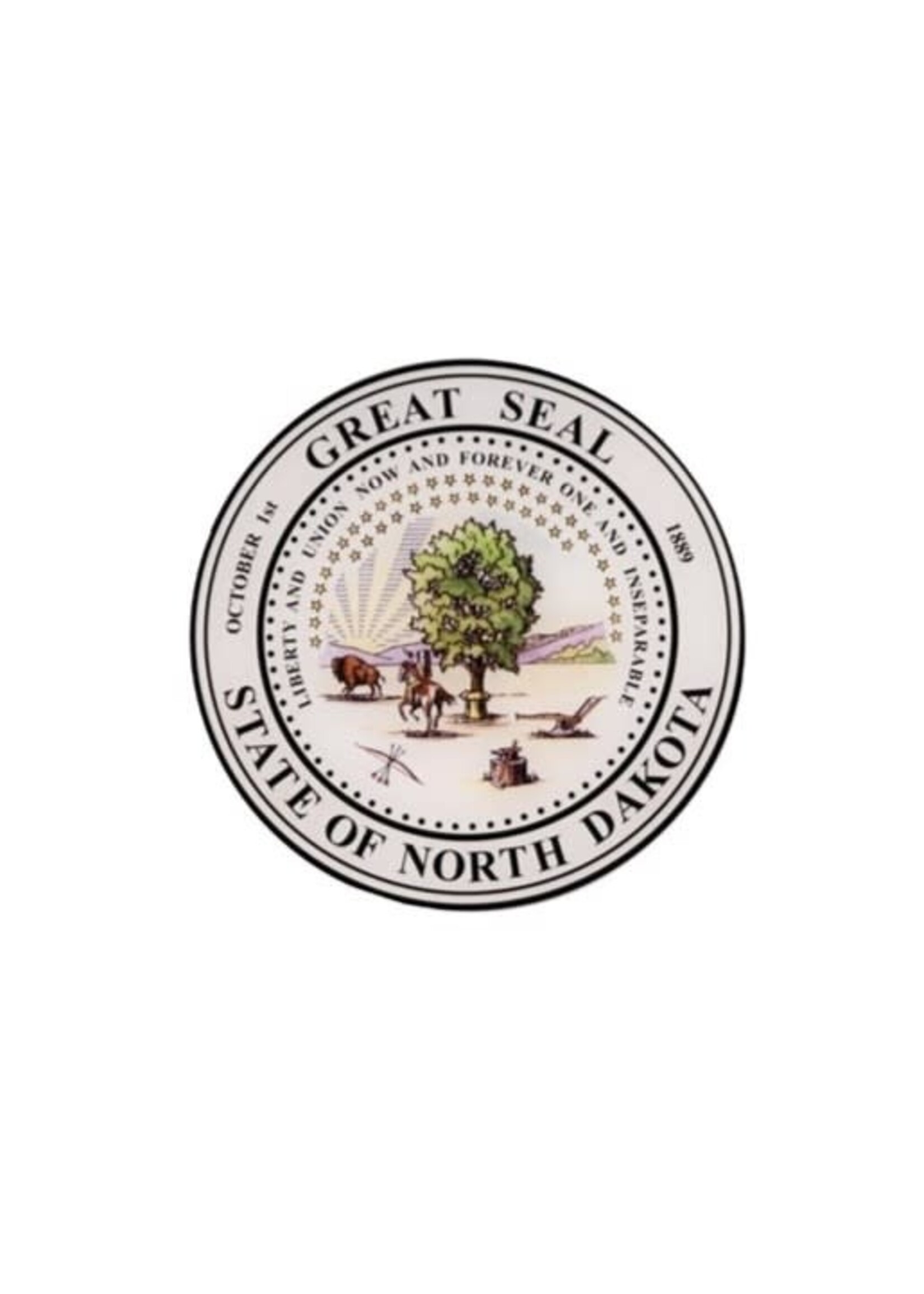 2022 State Seal Coaster 4"