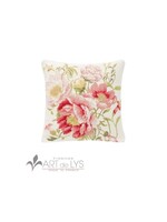 Explosion of Peonies 8"x 8" Filled Cushion