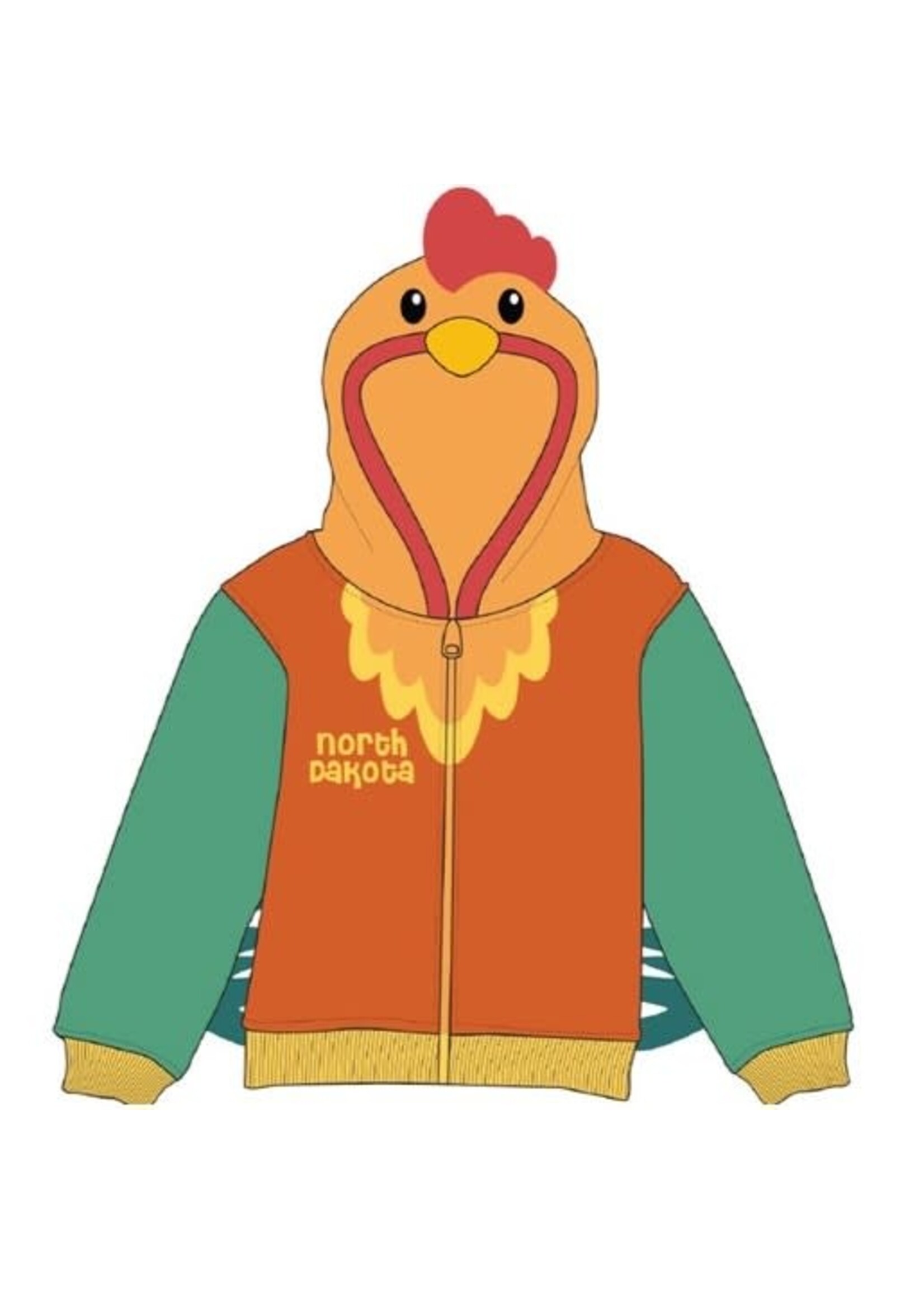 Rocket the Rooster 3D Hoodie