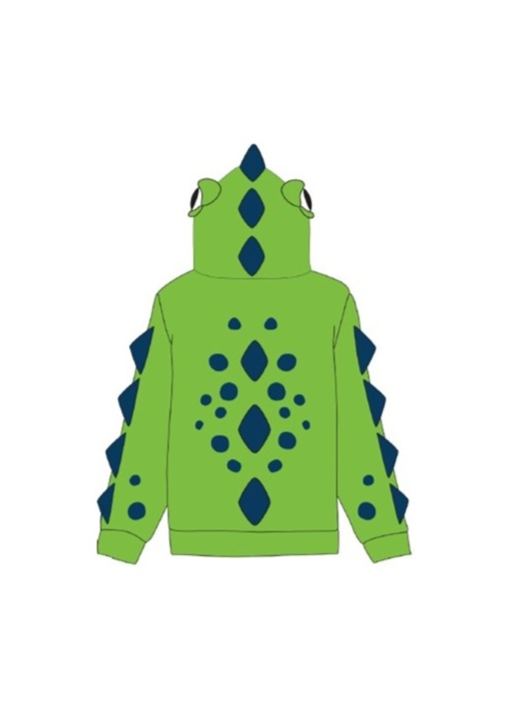 Spiky Dino 3D Hoodie