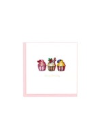 Birthday Cupcakes Blank Greeting Card