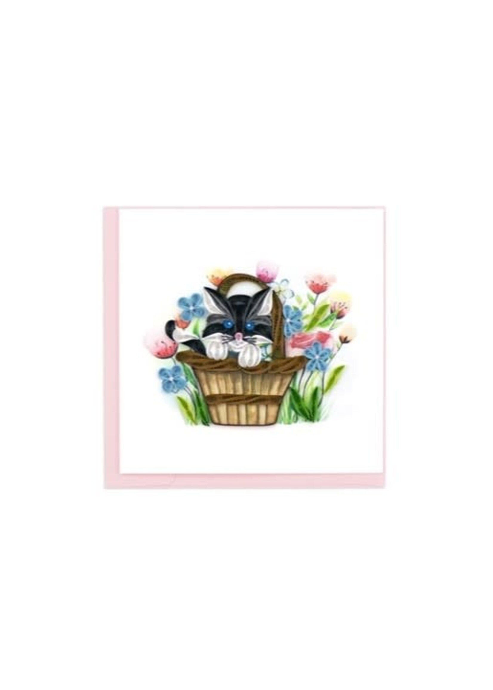 Black Kitten Blank Greeting Card