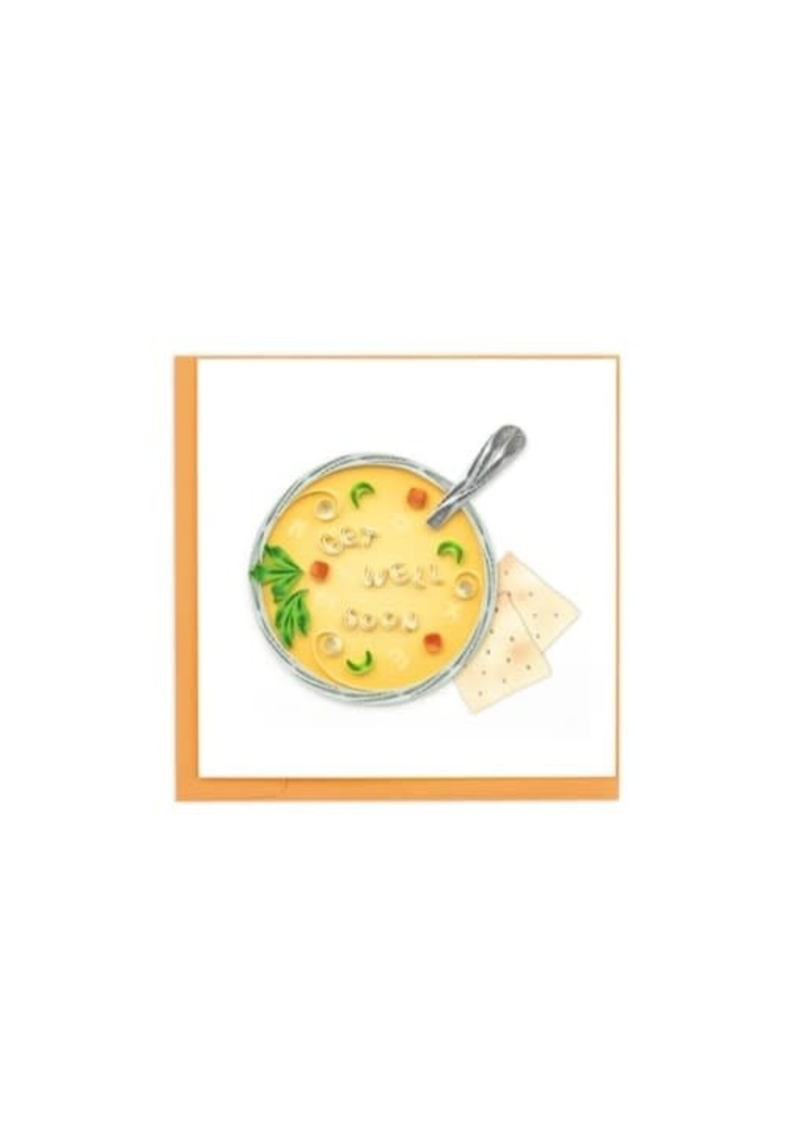 Get Well Soup Blank Greeting Card
