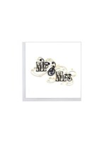 Mr. & Mrs. Wedding Blank Greeting Card