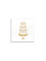 Elegant Wedding Cake Blank Greeting Card