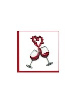 Toast to Love Blank Greeting Card