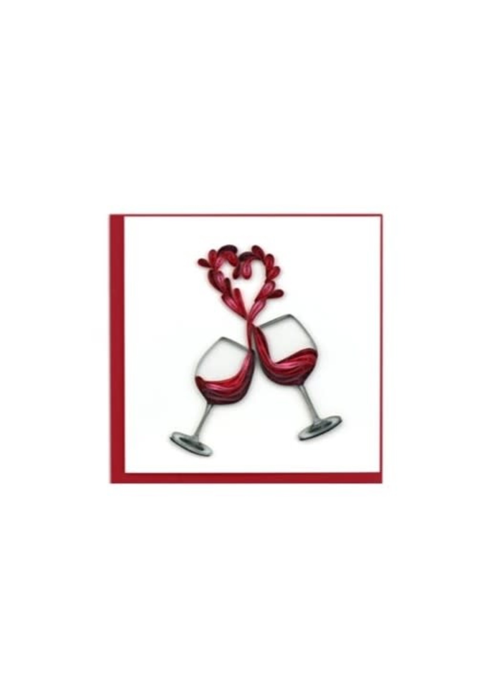Toast to Love Blank Greeting Card