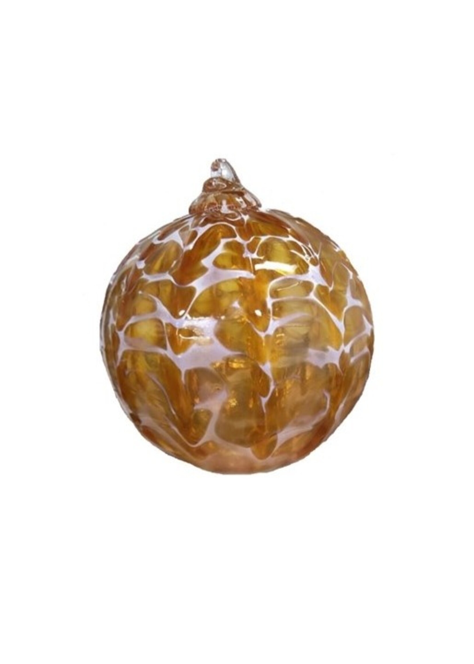 Glass Ornament: Amber