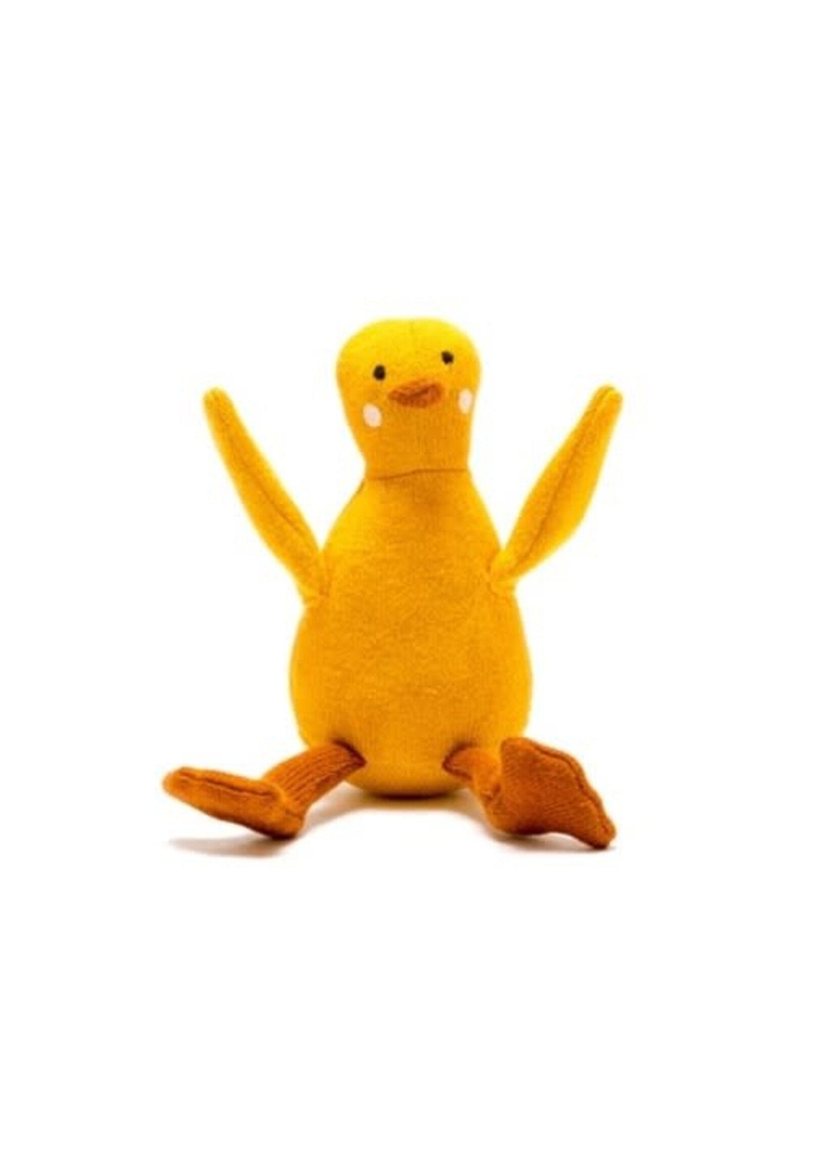 Knitted Organic Cotton Duck: Mustard