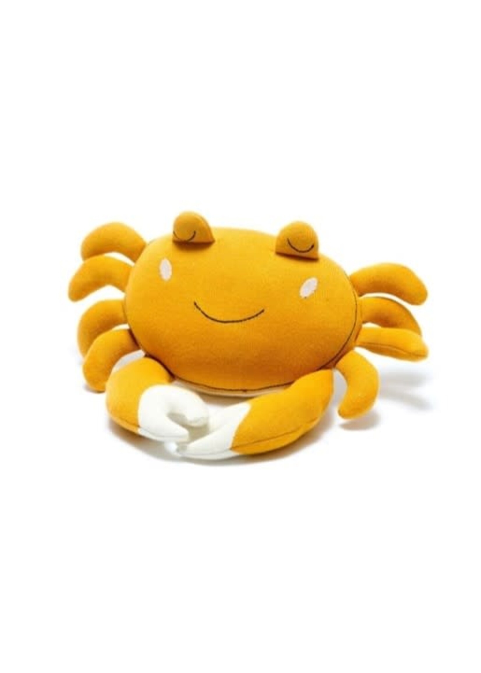 Knitted Organic Cotton: Charlie the Crab: Mustard