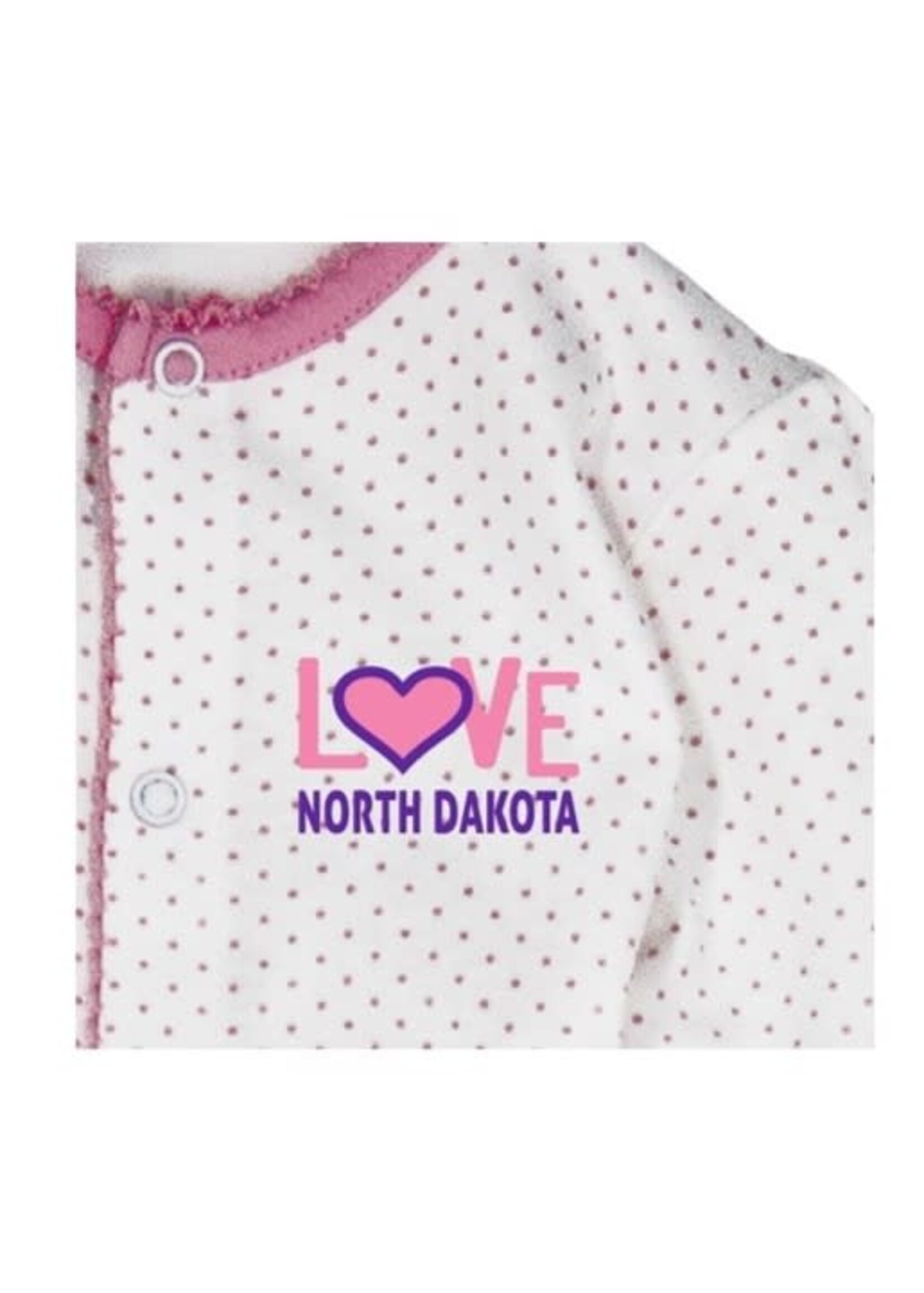 Love North Dakota Cotton Romper