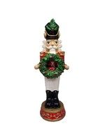 Christmas Nutcracker with Wreath Light Up Table Decor