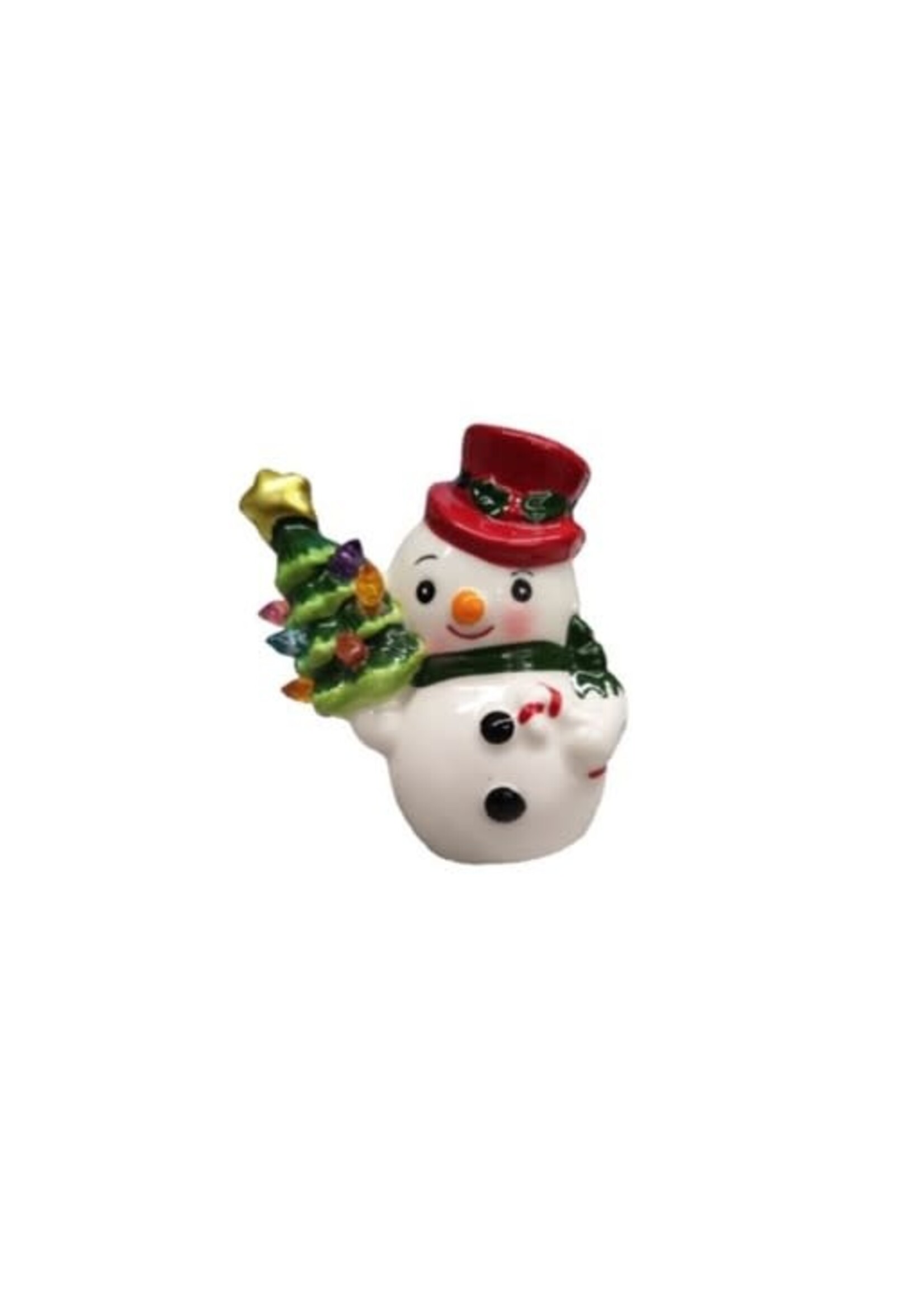 LED Light Up Retro Snowman Mini Shimmer