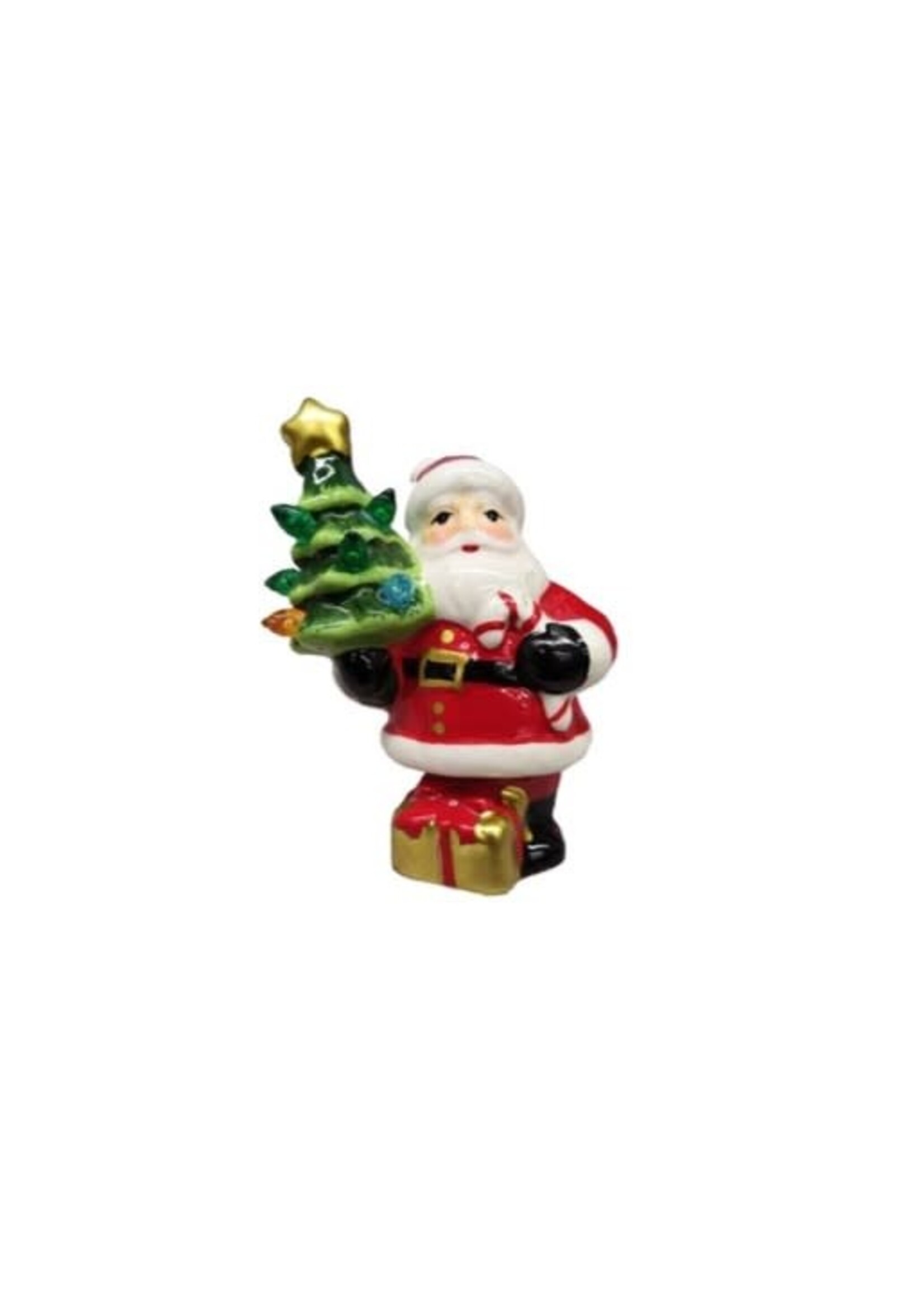 LED Light Up Retro Santa Mini Shimmer