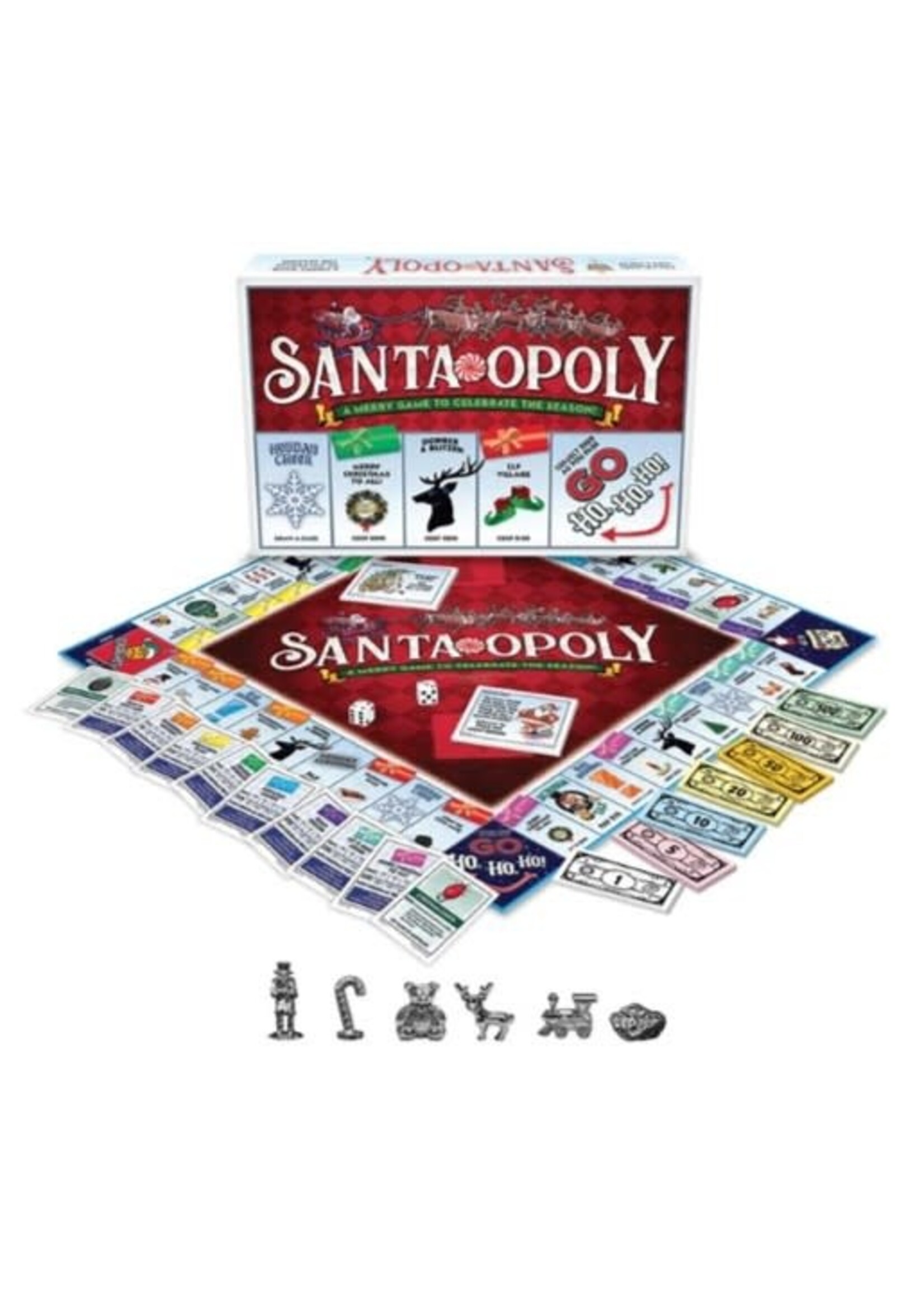 Santa-Opoly Board Game
