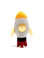 Knitted Space Rocket Plush Toy