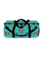 Turquoise Dakota Floral Travel Duffel Bag