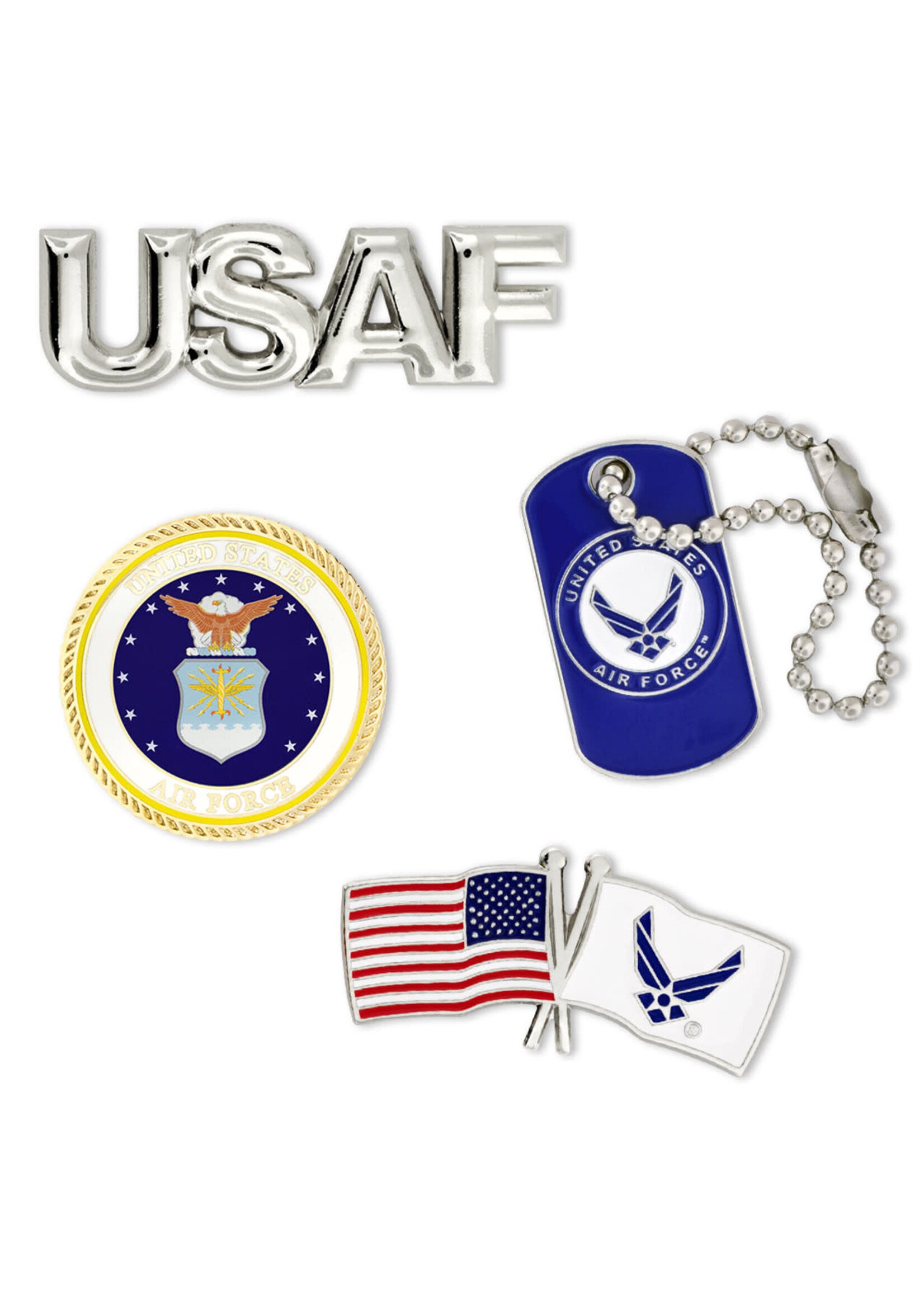 Officially Licensed U.S. Air Force 4-Pin Set