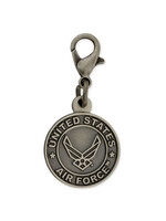 Officially Licensed U.S. Air Force Charm Silver