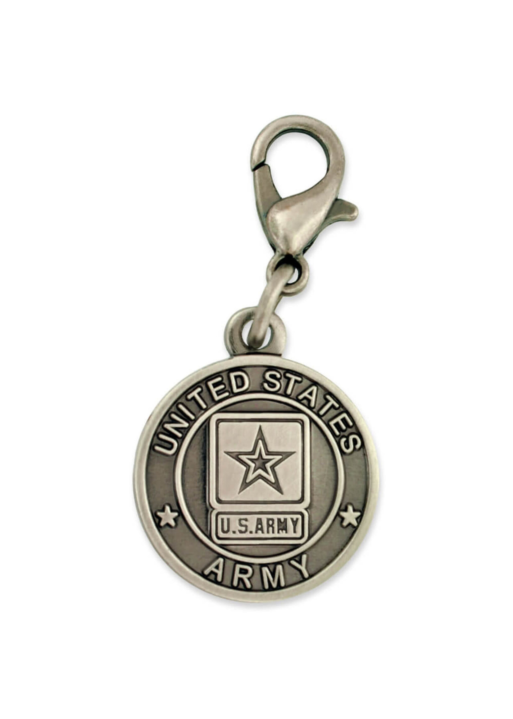 Officially Licensed U.S. Army Charm Silver