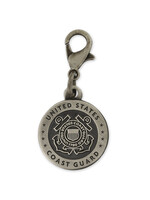 Officially Licensed U.S. Coast Guard Charm Silver
