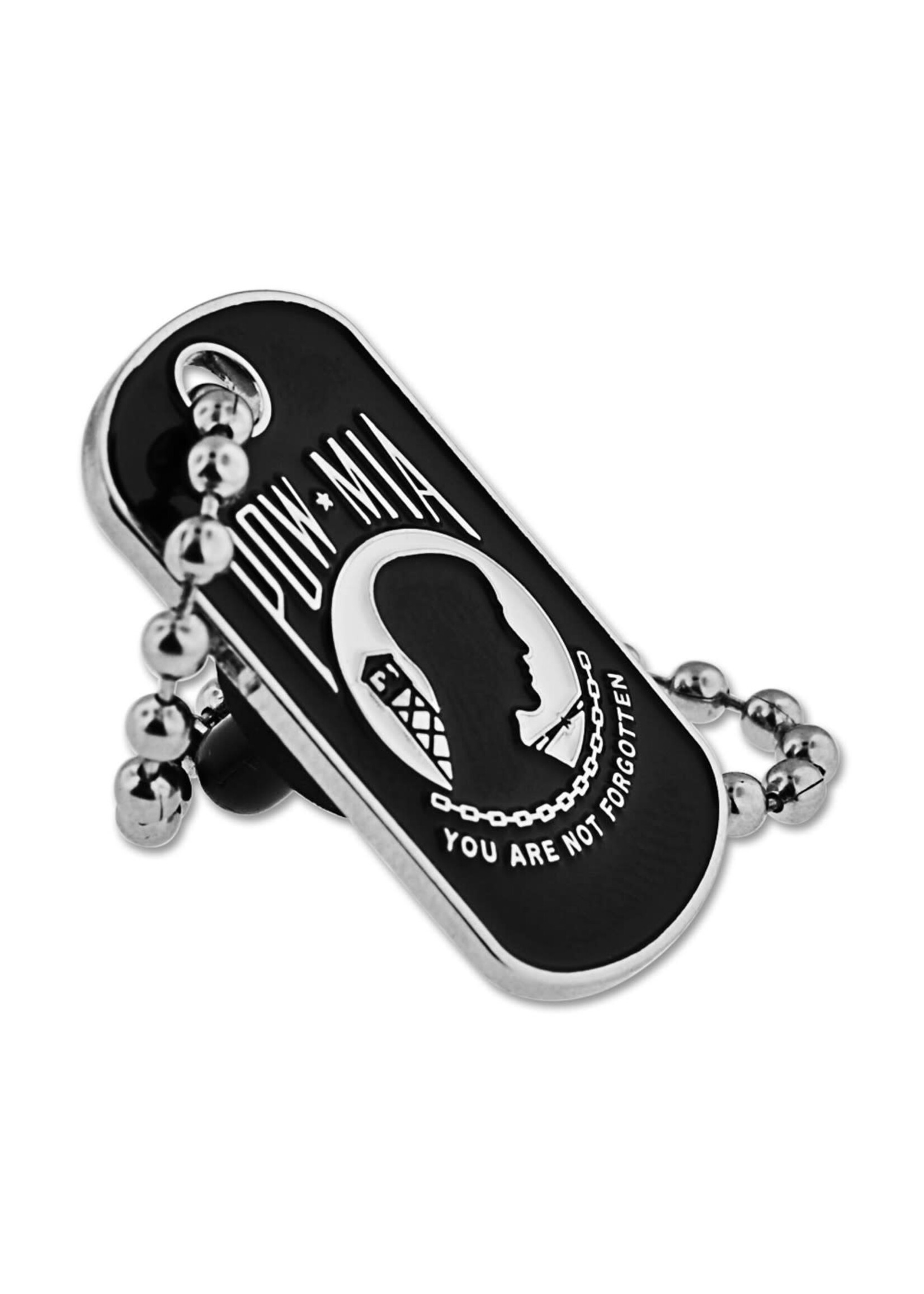 P.O.W./M.I.A. Dog Tag Pin